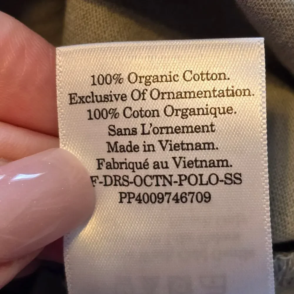 Everlane Polo Dress Womens Size Small Gray Above Knee 100% Organic Cotton NWT - Picture 6 of 9